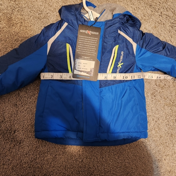 🆕 ZeroXposur Boys Infant Winter Coat Full Zip Hooded Fleece Lined NWT SZ 12M - Picture 10 of 11